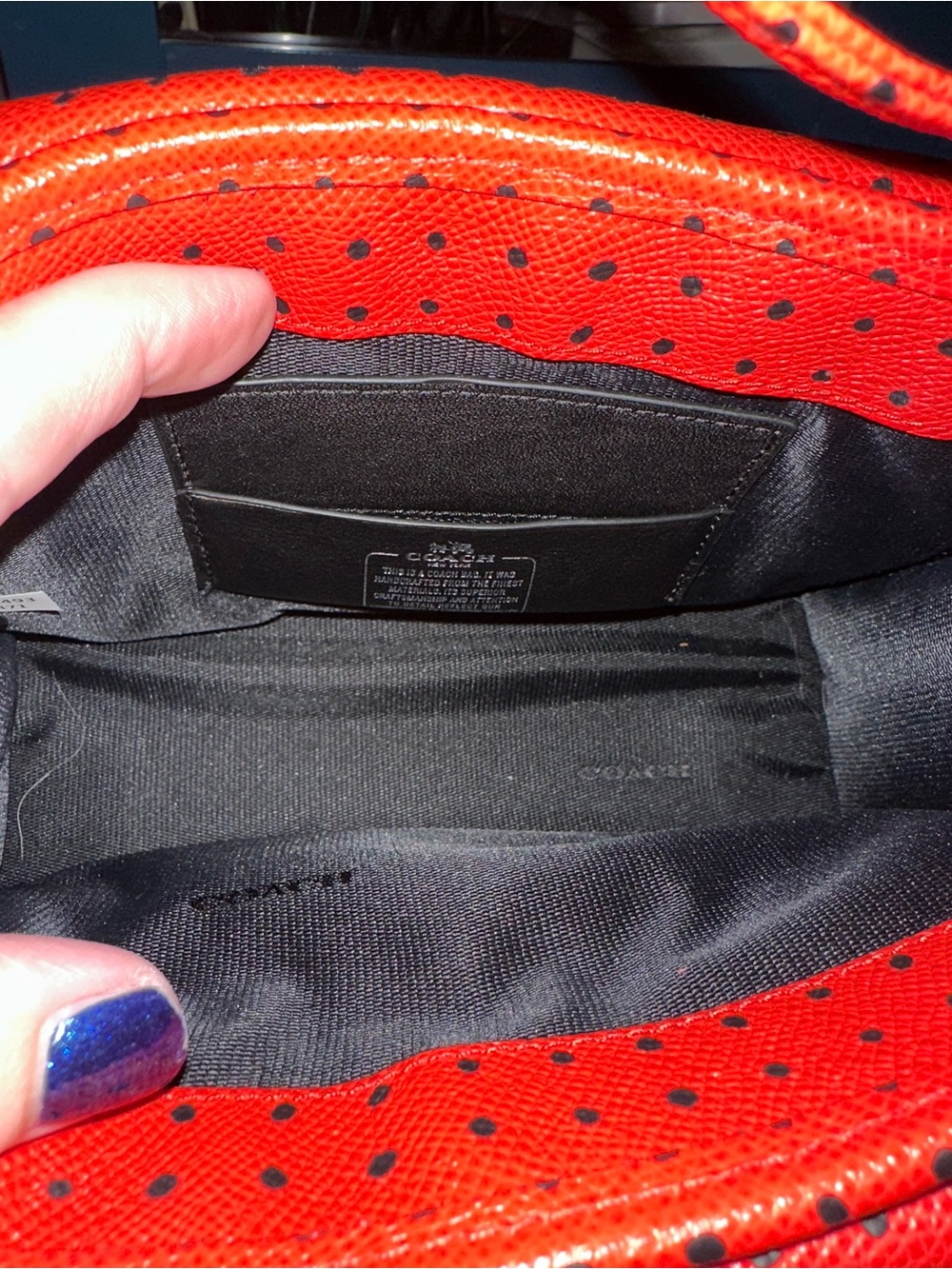 Coach Cady Crossbody Safari Reedition Red Bandit 2014 Handbag 34471 LIKE NEW - Picture 6 of 11